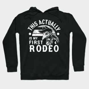 This Actually Is My First Rodeo Possum T Shirt, Funny Western Cowboy Hoodie